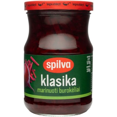Beetroot SPILVA, 570 g / 330 g